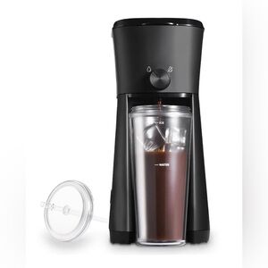 Mainstays single serve Iced Coffee Maker.  20 fl oz Reusable Tumbler and Filter